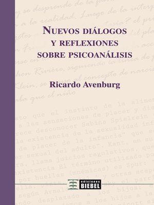 cover image of Nuevos diálogos y reflexiones sobre psicoanálisis